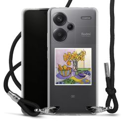 New Carry Case Transparent Stoff schwarz/silber