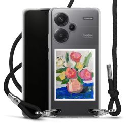 New Carry Case Transparent Stoff schwarz/silber