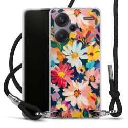 New Carry Case Transparent Stoff schwarz/silber