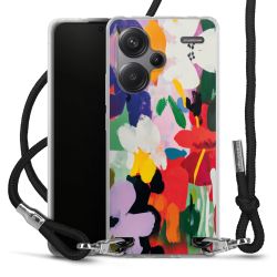 New Carry Case Transparent Stoff schwarz/silber