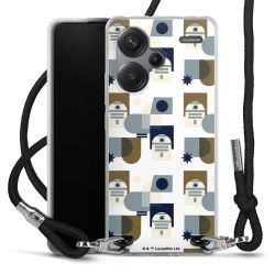 New Carry Case Transparent Stoff schwarz/silber