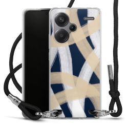 New Carry Case Transparent Stoff schwarz/silber