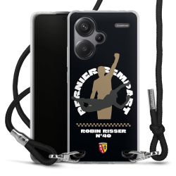 New Carry Case Transparent Stoff schwarz/silber