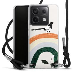 New Carry Case Transparent Stoff schwarz/silber