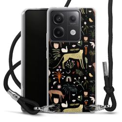 New Carry Case Transparent Stoff schwarz/silber