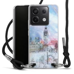 Carry Case Transparent Fabric black/silver