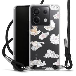 New Carry Case Transparent Stoff schwarz/silber