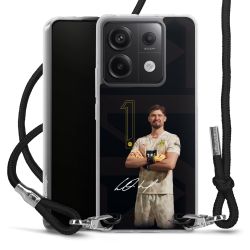 New Carry Case Transparent Stoff schwarz/silber