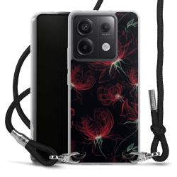 New Carry Case Transparent Stoff schwarz/silber