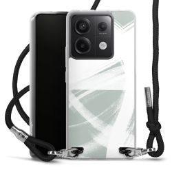 New Carry Case Transparent Stoff schwarz/silber