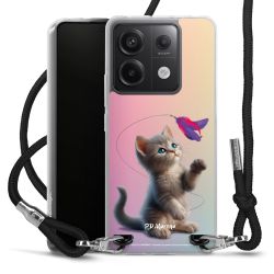 New Carry Case Transparent Stoff schwarz/silber