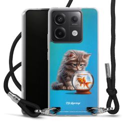 New Carry Case Transparent Stoff schwarz/silber