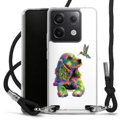 New Carry Case Transparent Stoff schwarz/silber