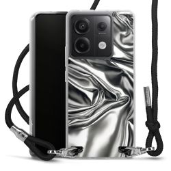 New Carry Case Transparent Stoff schwarz/silber