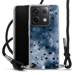 New Carry Case Transparent Stoff schwarz/silber