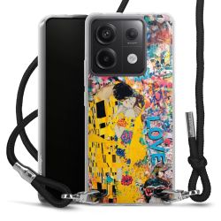 New Carry Case Transparent Stoff schwarz/silber