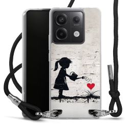 New Carry Case Transparent Stoff schwarz/silber