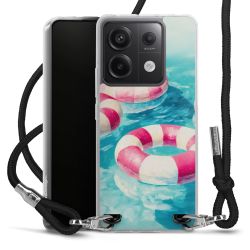 New Carry Case Transparent Stoff schwarz/silber