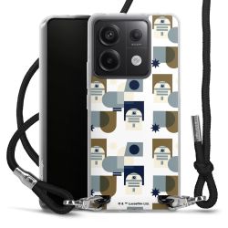 New Carry Case Transparent Stoff schwarz/silber