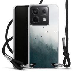 New Carry Case Transparent Stoff schwarz/silber