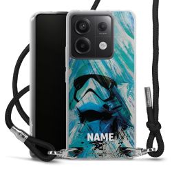 New Carry Case Transparent Stoff schwarz/silber