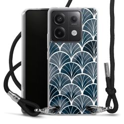 New Carry Case Transparent Stoff schwarz/silber