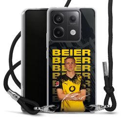 New Carry Case Transparent Stoff schwarz/silber