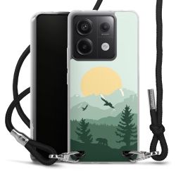 New Carry Case Transparent Stoff schwarz/silber