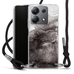 Carry Case Transparent Fabric black/silver