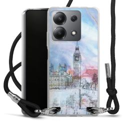 Carry Case Transparent Fabric black/silver