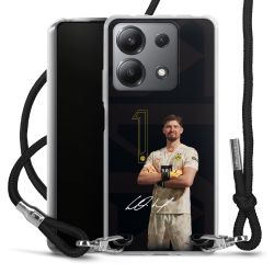 New Carry Case Transparent Stoff schwarz/silber