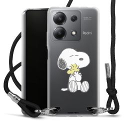 New Carry Case Transparent Stoff schwarz/silber