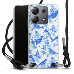 New Carry Case Transparent Stoff schwarz/silber