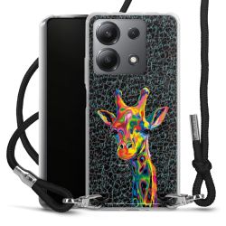 New Carry Case Transparent Stoff schwarz/silber