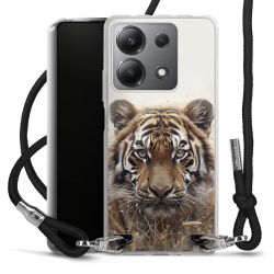 New Carry Case Transparent Stoff schwarz/silber