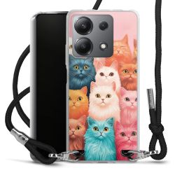 New Carry Case Transparent Stoff schwarz/silber