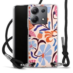 New Carry Case Transparent Stoff schwarz/silber