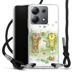 New Carry Case Transparent Stoff schwarz/silber