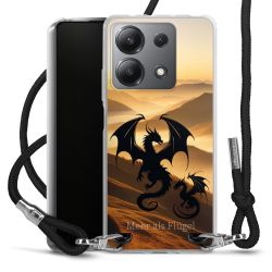 New Carry Case Transparent Stoff schwarz/silber