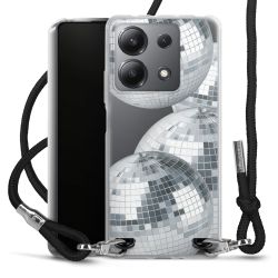 New Carry Case Transparent Stoff schwarz/silber