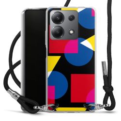 New Carry Case Transparent Stoff schwarz/silber