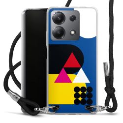 New Carry Case Transparent Stoff schwarz/silber