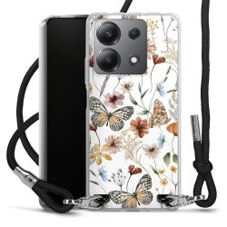 New Carry Case Transparent Stoff schwarz/silber