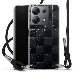 New Carry Case Transparent Stoff schwarz/silber