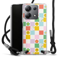 New Carry Case Transparent Stoff schwarz/silber