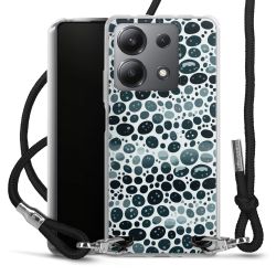 New Carry Case Transparent Stoff schwarz/silber