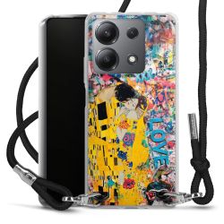 New Carry Case Transparent Stoff schwarz/silber