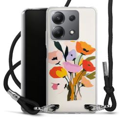 New Carry Case Transparent Stoff schwarz/silber