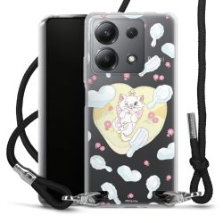 New Carry Case Transparent Stoff schwarz/silber