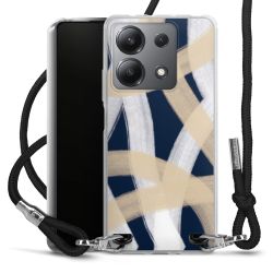 New Carry Case Transparent Stoff schwarz/silber